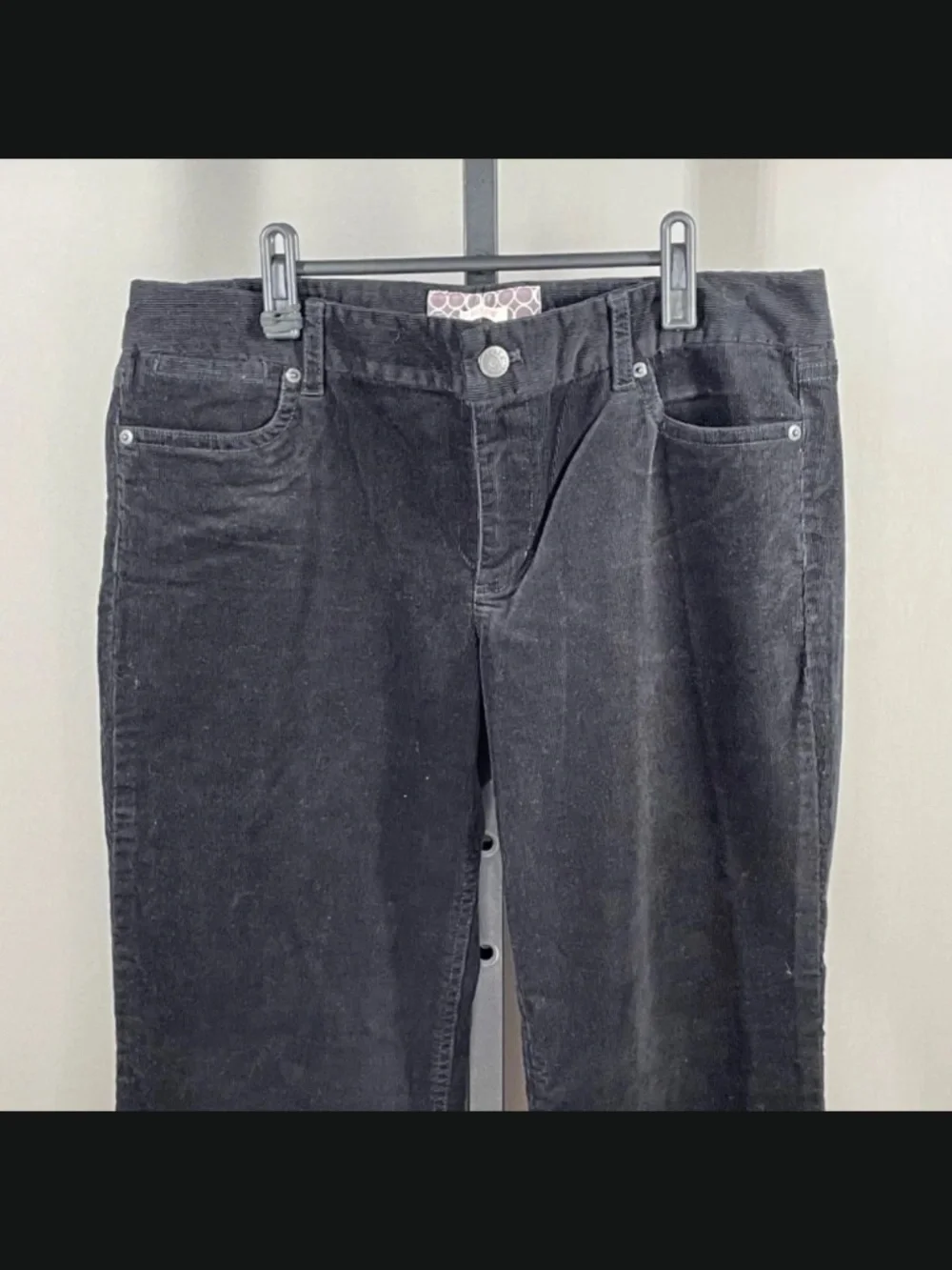 NEW J Crew Pants Womens 12 short black corduroy boot cut preppy casual
